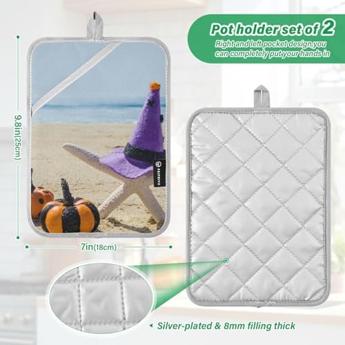 Beachy Vibes - 2-Piece Starfish Potholders Set