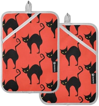 Perfect Halloween Potholders for Baking Cooking