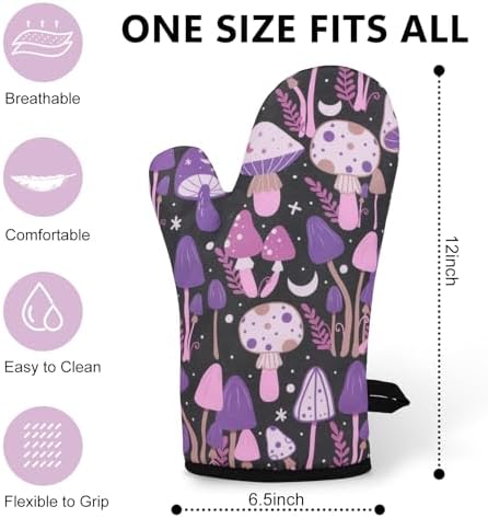 Miracu Oven Mitts Quirky Mushroom Gifts for Women
