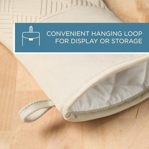 TOWN COUNTRY BASICS Silicone Oven Mitt 2-Pack Set