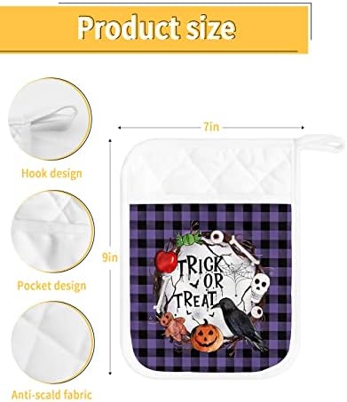 Trick or Treat Kitchen Potholders