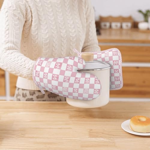 Premium Heat-Resistant Oven Mitts Set of 4