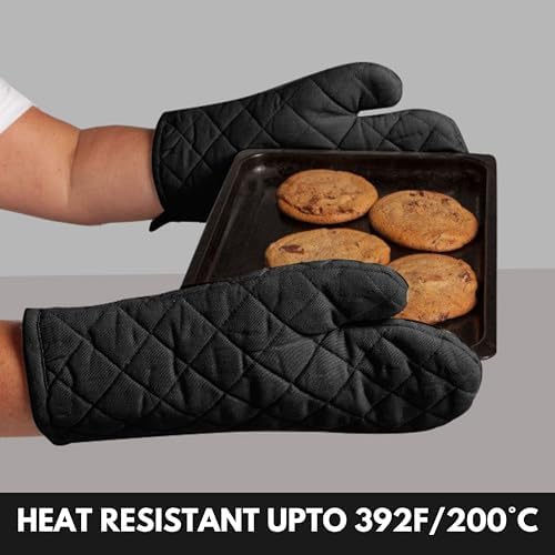 Oven Mitt Pot Holder Set 100 Cotton for Cookers