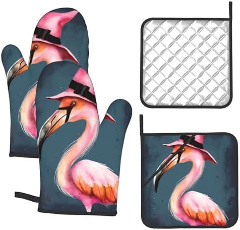Halloween Flamingo Kitchen Set