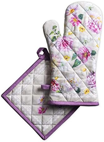 Keep Hands Safe in the Kitchen Heat-Resistant Oven Mitt Pot Holder Set