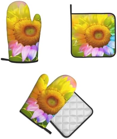 Perfect Oven mitt set heat resistant Non-Slip kitchen tools
