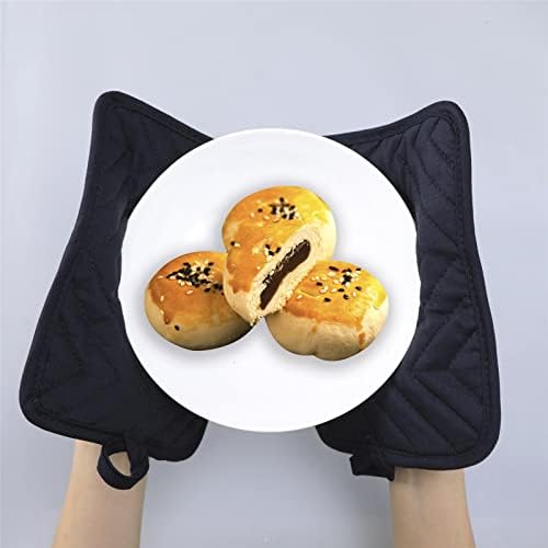 Anyi 7x9 Heat-Resistant Cotton Pot Holder Set 3-Pack Hunter Green