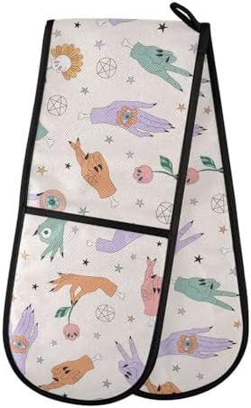 Double Oven Mitts for Safe Cooking