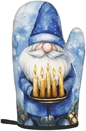 Gjieliness Hanukkah Gnome Oven Mitts Set