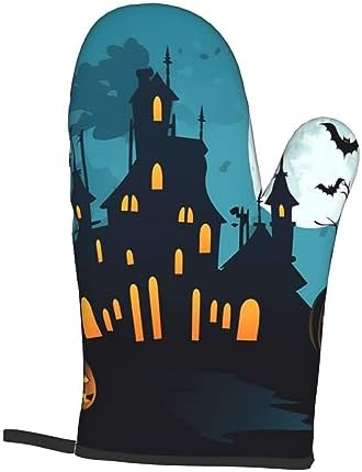 4-Piece Halloween Oven Mitts Potholders