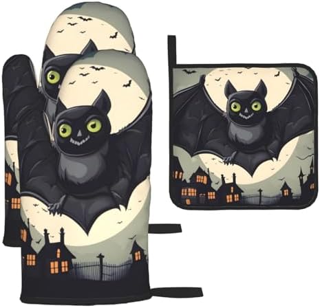 Halloween Oven Mitts Set