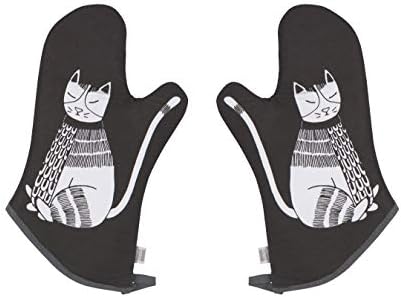 Now Designs Basic Oven Mitt Heat-Protected Purr Party 2 Count