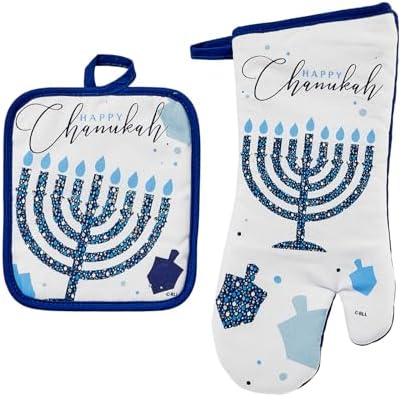 Rite Lite Chanukkah Oven Mitt Pot Holder 2-Piece Set