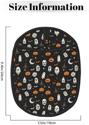 Cute Animated Halloween Potholders for Kitchen - Heat Resistant Oven Mitts