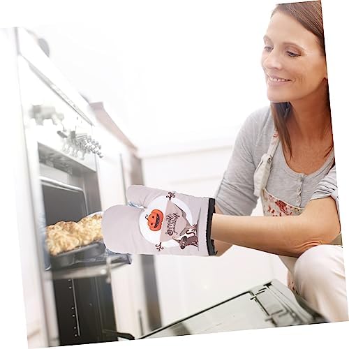 VINTORKY Halloween Oven Mitts Set