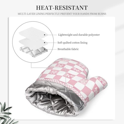 Premium Heat-Resistant Oven Mitts Set of 4