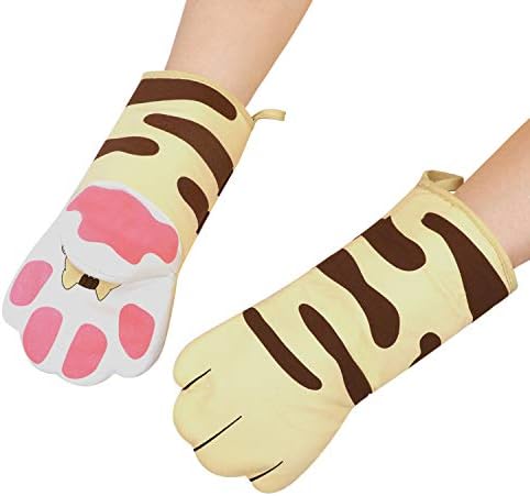 Holiberty Cute Cat Claws Oven Mitts 1 Pair