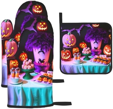 Halloween Party Oven Mitts Pot Holders