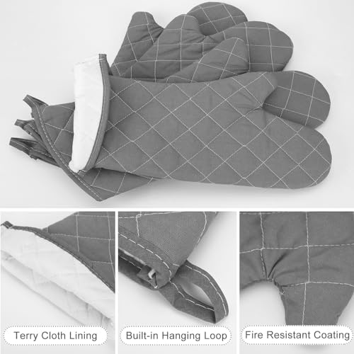 High-Quality Heat-Resistant 17 Oven Mitts for Kitchen Use