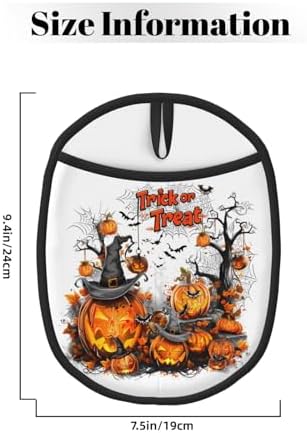 Festive Trick or Treat Pot Holder Set