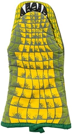 Artisan Owl Novelty 3D Alligator Oven Mitt Green