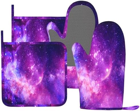 Galaxy Oven Mitts Set