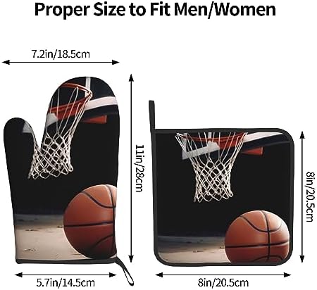 Experience the Heat Oven Mitts Pot Holders Set by Quopvn