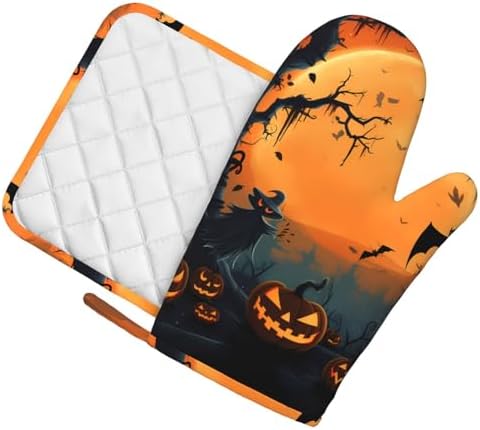 Oven Mitts and Pot Holders Set by ZHANLEI