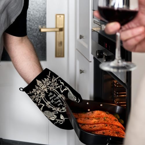 Spooky Halloween Oven Mitts and Potholders Sets