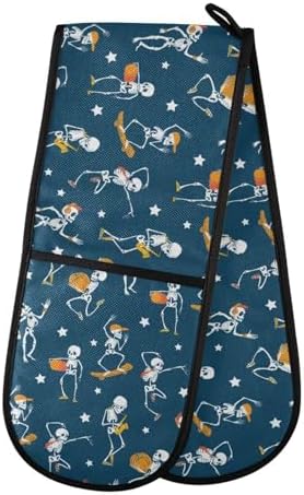 Continenet Cooking Heat-Resistant Oven Mitt for Halloween Kitchen Use