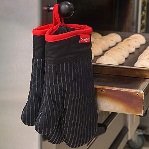 Safe Heat-Resistant Oven Mitts Set