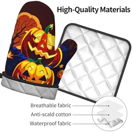 Halloween Pumpkin Set for Oven Pot Rack