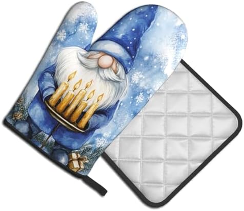 Gjieliness Hanukkah Gnome Oven Mitts Set