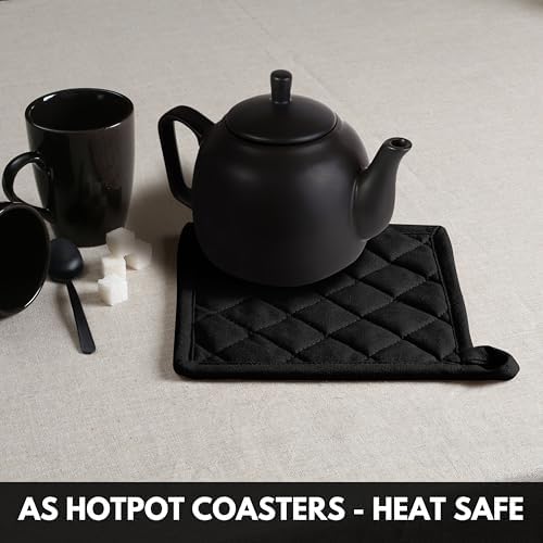 Oven Mitt Pot Holder Set 100 Cotton for Cookers