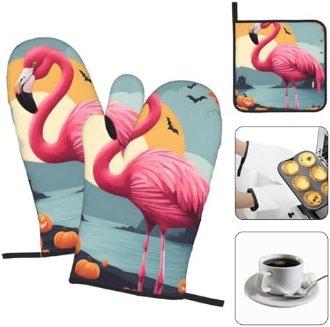 Essential Oven Mitts Pot Holder Set for Baking Cooking