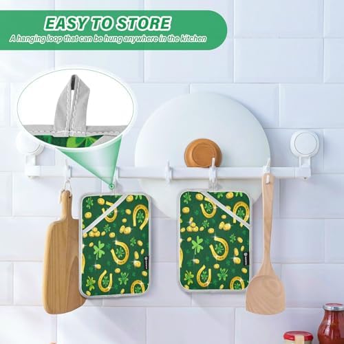 Kcldeci Heat-Resistant Potholders Perfect for Cooking Baking