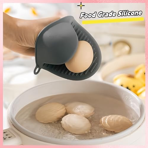 PEIQICHU Mini Silicone Oven Mitts 3 Pairs
