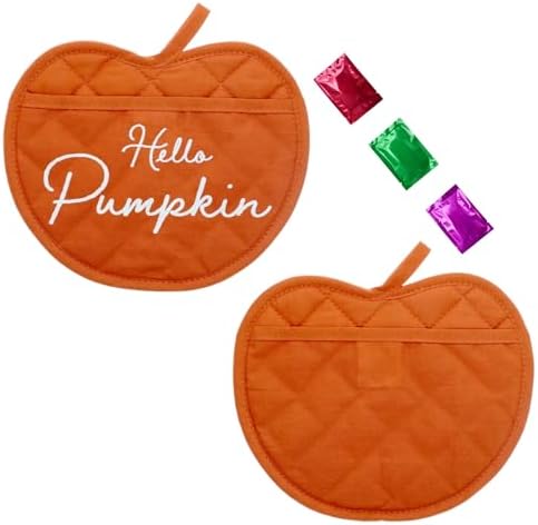 Hello Pumpkin Pot Holders