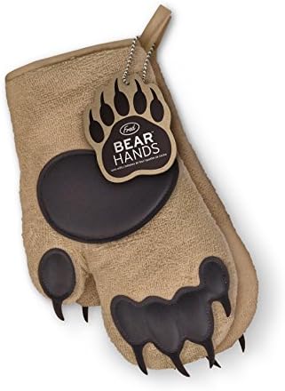 Genuine Fred Bear Hands Oven Mitts - Fun Functional