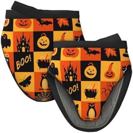 Halloween Symbol Oven Mitts - Heat Resistant Non-Slip