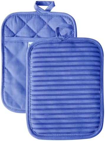 KLNYOO Heat Resistant Silicone Pot Holder Set for Kitchen Pots Pans