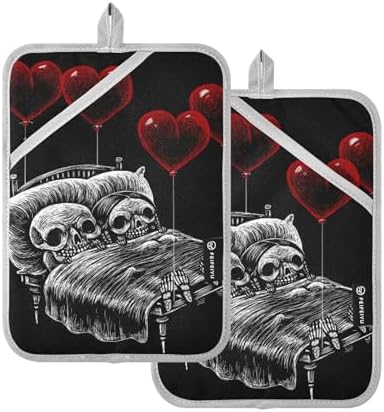 Love Oven Halloween 2-Piece Pot Holder Set