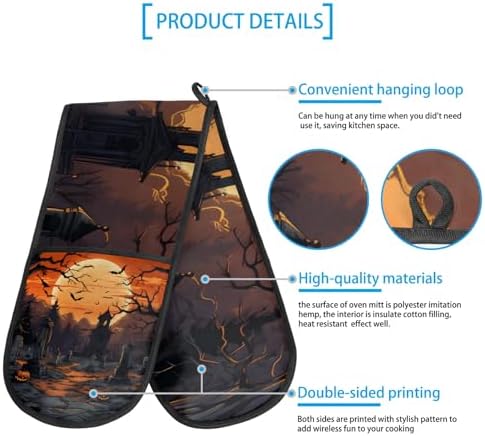 Ultimate Heat-Resistant Oven Mitts with Durable Protection