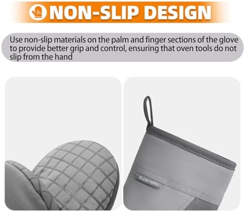 500 Oven Mitts Heat Resistant Kitchen Gloves