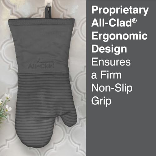 Sturdy Heat-Resistant Oven Mitt for 500F Soft Machine Washable