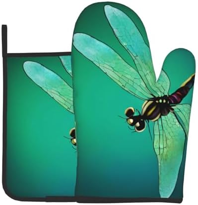 Perfect for Cooking Baking - Heat-Resistant Oven Mitt Set