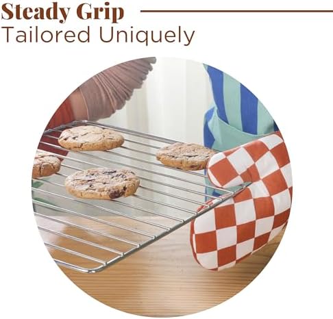 Heat-Resistant Silicone Oven Mitts for Cooking