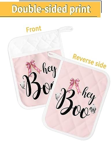 Falaniique Halloween 3Pcs Pot Holders with Pocket