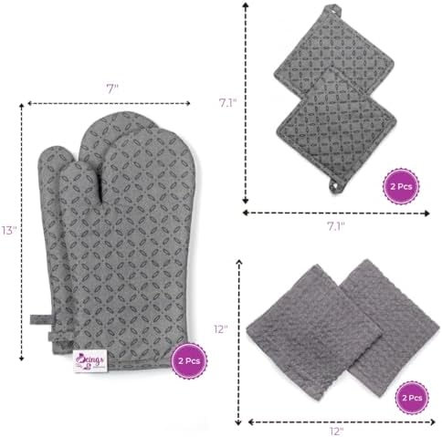 Safe Oven Mitts and Cleaning Essentials