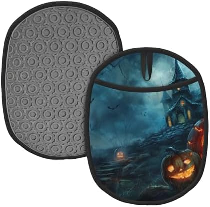 Thick and Soft Silicone Oven Mitt and Potholder Set